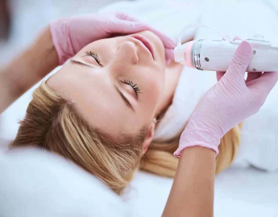 combined skincare treatment